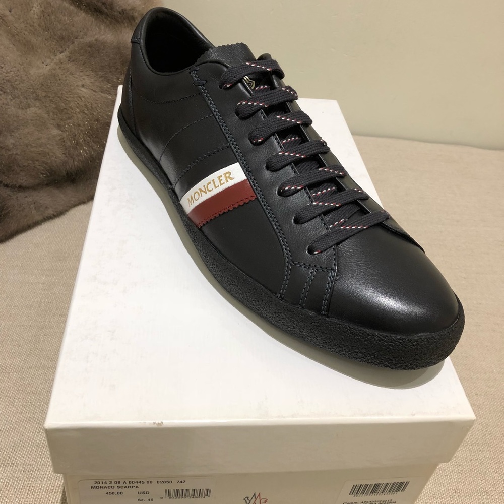 Moncler Mens “Monaco Scarpa” Sneakers